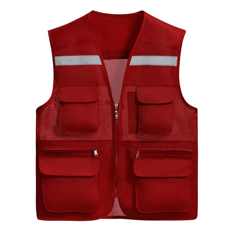 志愿者多口袋反光馬甲 志愿者多口袋反光馬甲