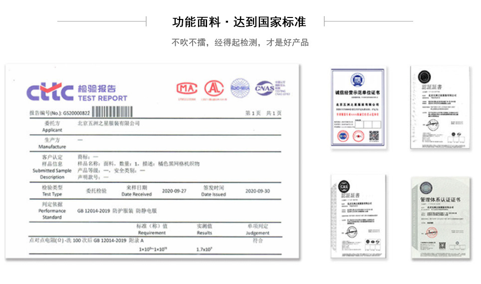 春秋女士沖鋒衣營業(yè)執(zhí)照及資質(zhì)證書